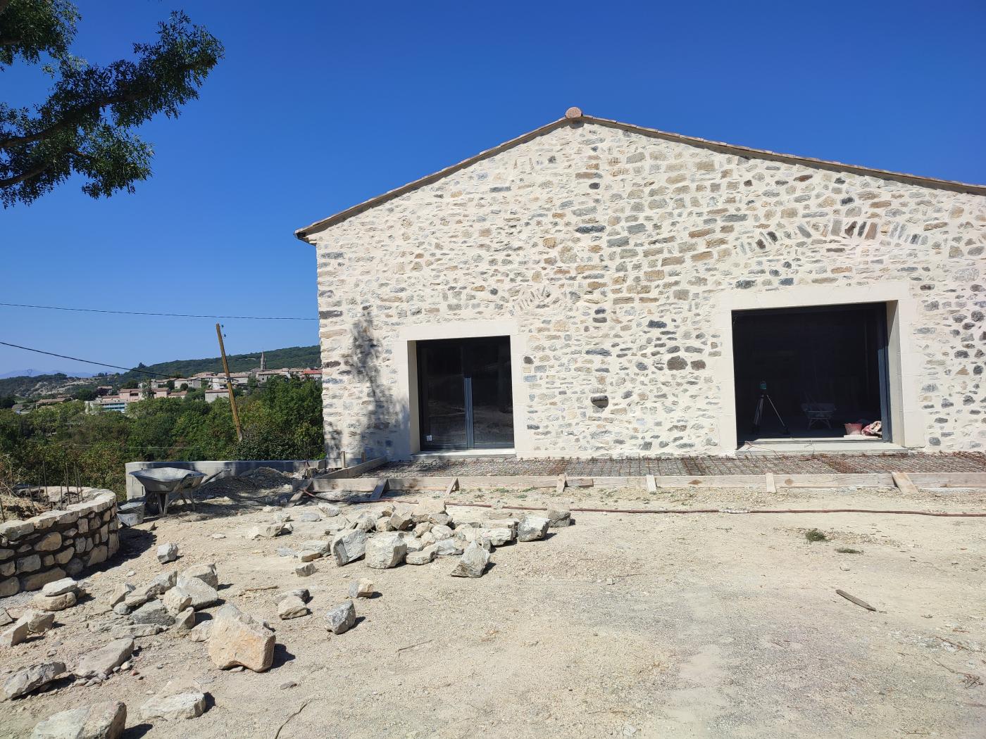 Façade en pierres